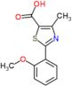 2-(2-methoxyphenyl)-4-methyl-1,3-thiazole-5-carboxylic acid