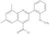 2-(2-Methoxyphenyl)-6,8-dimethyl-4-quinolinecarbonyl chloride