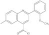 2-(2-Methoxyphenyl)-6-methyl-4-quinolinecarbonyl chloride