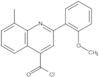 2-(2-Methoxyphenyl)-8-methyl-4-quinolinecarbonyl chloride