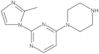 Pyrimidine, 2-(2-methyl-1H-imidazol-1-yl)-4-(1-piperazinyl)-