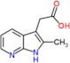 2-Methyl-1H-pyrrolo[2,3-b]pyridine-3-acetic acid