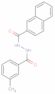 2-Naphthalenecarboxylic acid, 2-(3-methylbenzoyl)hydrazide