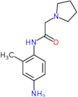 N-(4-amino-2-methylphenyl)-2-(pyrrolidin-1-yl)acetamide