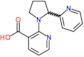 2-(2-pyridin-2-ylpyrrolidin-1-yl)pyridine-3-carboxylic acid