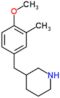 3-(4-methoxy-3-methylbenzyl)piperidine