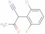 acetyl(2-chloro-6-fluorophenyl)acetonitrile