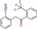 2-[2-Oxo-2-[2-(trifluoromethyl)phenyl]ethyl]benzonitrile