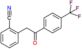 2-[2-oxo-2-[4-(trifluoromethyl)phenyl]ethyl]benzonitrile
