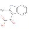 1H-Indole-3-acetic acid, 2-methyl-a-oxo-