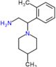 2-(2-methylphenyl)-2-(4-methylpiperidin-1-yl)ethanamine