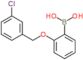 {2-[(3-chlorobenzyl)oxy]phenyl}boronic acid