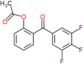 [2-(3,4,5-trifluorobenzoyl)phenyl] acetate