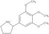 (2R)-2-(3,4,5-trimethoxyphenyl)pyrrolidinium