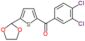 (3,4-Dichlorophenyl)[5-(1,3-dioxolan-2-yl)-2-thienyl]methanone