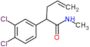 2-(3,4-dichlorophenyl)-N-methylpent-4-en-1-amine