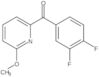 (3,4-Difluorophenyl)(6-methoxy-2-pyridinyl)methanone