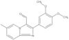 2-(3,4-Dimethoxyphenyl)-6-methylimidazo[1,2-a]pyridine-3-carboxaldehyde