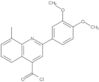 2-(3,4-Dimethoxyphenyl)-8-methyl-4-quinolinecarbonyl chloride