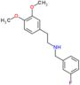 2-(3,4-dimethoxyphenyl)-N-(3-fluorobenzyl)ethanamine