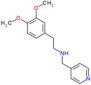 2-(3,4-dimethoxyphenyl)-N-(pyridin-4-ylmethyl)ethanamine