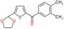 (3,4-dimethylphenyl)-[5-(1,3-dioxolan-2-yl)-2-thienyl]methanone