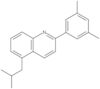 2-(3,5-Dimetilfenile)-5-(2-metilpropil)chinolina