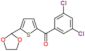 (3,5-dichlorophenyl)-[5-(1,3-dioxolan-2-yl)-2-thienyl]methanone