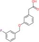 {3-[(3-fluorobenzyl)oxy]phenyl}acetic acid
