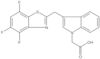 3-(4,5,7-Trifluorobenzothiazol-2-ylmethyl)-1H-indole-1-acetic acid