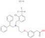 2-[3-[3-[[2-Chloro-3-(trifluoromethyl)benzyl](2,2-diphenylethyl)amino]propoxy]phenyl]acetic acid h…