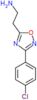 2-[3-(4-chlorophenyl)-1,2,4-oxadiazol-5-yl]ethanamine