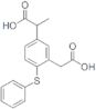 5-(1-carboxylethyl)-2-phenylthiobenzeneacetic acid