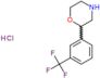 2-[3-(trifluoromethyl)phenyl]morpholine hydrochloride (1:1)