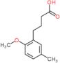 4-(2-methoxy-5-methylphenyl)butanoic acid