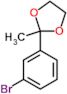 2-(3-bromophenyl)-2-methyl-1,3-dioxolane