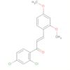 2-Propen-1-one, 1-(2,4-dichlorophenyl)-3-(2,4-dimethoxyphenyl)-, (2E)-