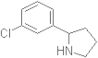 2-(3-chlorophenyl)pyrrolidine
