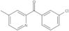 (3-Chlorophenyl)(4-methyl-2-pyridinyl)methanone