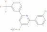 2-(3-chlorophenyl)-4-methylsulfanyl-6-[3-(trifluoromethyl)phenyl]pyrid ine