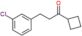 3-(3-chlorophenyl)-1-cyclobutyl-propan-1-one