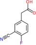 (3-Cyano-4-fluorophenyl)acetic acid
