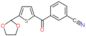 3-[[5-(1,3-Dioxolan-2-yl)-2-thienyl]carbonyl]benzonitrile