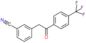 3-[2-oxo-2-[4-(trifluoromethyl)phenyl]ethyl]benzonitrile