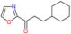 3-cyclohexyl-1-oxazol-2-yl-propan-1-one