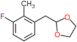 2-[(3-fluoro-2-methyl-phenyl)methyl]-1,3-dioxolane