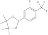 2-[3-Fluoro-4-(trifluoromethyl)phenyl]-4,4,5,5-tetramethyl-1,3,2-dioxaborolane