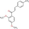 (2E)-1-(2,4-dimethoxyphenyl)-3-(4-methylphenyl)prop-2-en-1-one