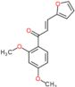 (2E)-1-(2,4-dimethoxyphenyl)-3-furan-2-ylprop-2-en-1-one