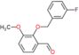 2-[(3-Fluorophenyl)methoxy]-3-methoxybenzaldehyde